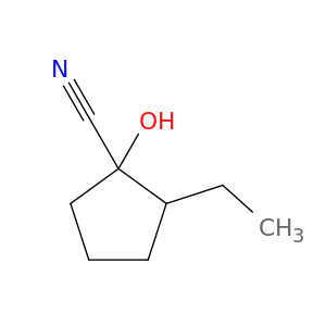 Cyclopentanecarbonitrile, 2-ethyl-1-hydroxy-
