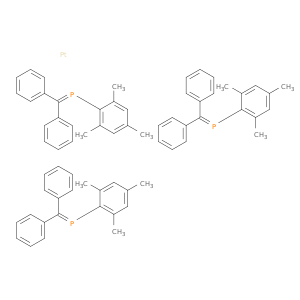 Platinum, tris[(diphenylmethylene)(2,4,6-trimethylphenyl)phosphine]-