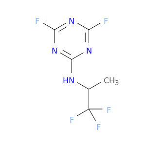 1,3,5-Triazin-2-amine, 4,6-difluoro-N-(2,2,2-trifluoro-1-methylethyl)-