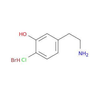 Phenol, 5-(2-aminoethyl)-2-chloro-, hydrobromide