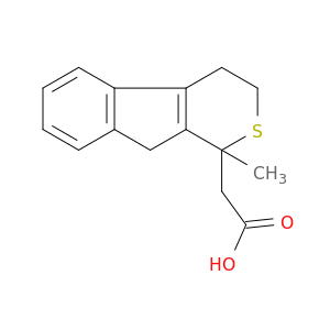 Indeno[2,1-c]thiopyran-1-acetic acid, 1,3,4,9-tetrahydro-1-methyl-