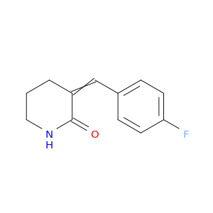 2-PIPERIDINONE, 3-[(4-FLUOROPHENYL)METHYLENE]-