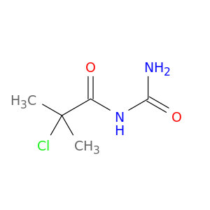 Propanamide, N-(aminocarbonyl)-2-chloro-2-methyl-