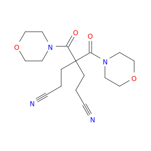 Morpholine, 4,4'-[2,2-bis(2-cyanoethyl)-1,3-dioxo-1,3-propanediyl]bis-