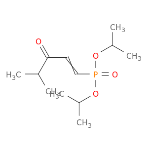 Phosphonic acid, (4-methyl-3-oxo-1-pentenyl)-, bis(1-methylethyl) ester