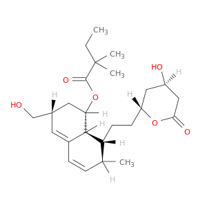 Butanoic acid,2,2-dimethyl-,1,2,3,7,8,8a-hexahydro-3-(hydroxymethyl)-7-methyl-8-[2-(tetrahydro-4-hydroxy-6-oxo-2H-pyran-2-yl)ethyl]-1-naphthalenylester, [1S-[1a,3b,7b,8b(2S*,4S*),8ab]]-(9CI)