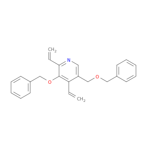 Pyridine, 2,4-diethenyl-3-(phenylmethoxy)-5-[(phenylmethoxy)methyl]-