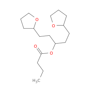 1,5-di(tetrahydrofuran-2-yl)pentan-3-yl butanoate