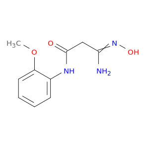 2-(N'-hydroxycarbamimidoyl)-N-(2-methoxyphenyl)acetamide
