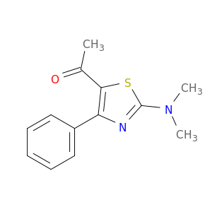 Ethanone, 1-[2-(dimethylamino)-4-phenyl-5-thiazolyl]-