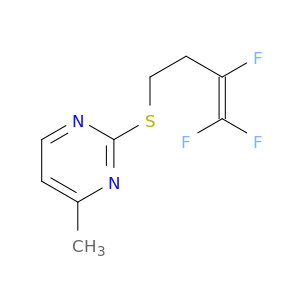 pyrimidine, 4-methyl-2-[(3,4,4-trifluoro-3-buten-1-yl)thio]-