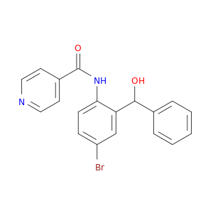 4-Pyridinecarboxamide, N-[4-bromo-2-(hydroxyphenylmethyl)phenyl]-