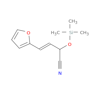 3-Butenenitrile, 4-(2-furanyl)-2-[(trimethylsilyl)oxy]-, (E)-