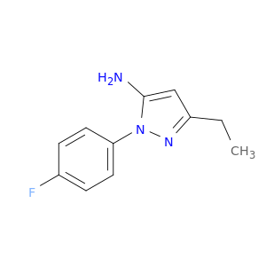 5-ethyl-2-(4-fluorophenyl)pyrazol-3-amine