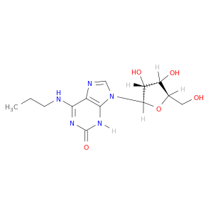 Adenosine, 1,2-dihydro-2-oxo-N-propyl-