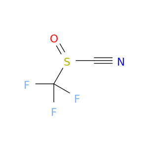 Methanesulfinyl cyanide, trifluoro-