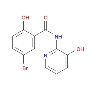 Benzamide, 5-bromo-2-hydroxy-N-(3-hydroxy-2-pyridinyl)-