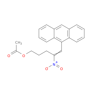 4-Penten-1-ol,5-(9-anthracenyl)-4-nitro-, 1-acetate