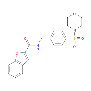 2-Benzofurancarboxamide, N-[[4-(4-morpholinylsulfonyl)phenyl]methyl]-