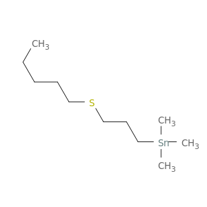 Stannane, trimethyl[3-(pentylthio)propyl]-
