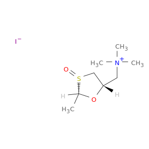 1,3-Oxathiolane-5-methanaminium,N,N,N,2-tetramethyl-, iodide, 3-oxide, (2a,3b,5a)- (9CI)