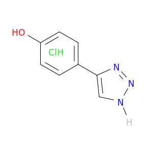 4-(1H-1,2,3-triazol-4-yl)phenol hydrochloride