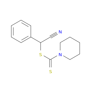 1-Piperidinecarbodithioic acid, cyanophenylmethyl ester