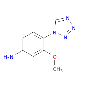 3-methoxy-4-(1H-tetrazol-1-yl)aniline