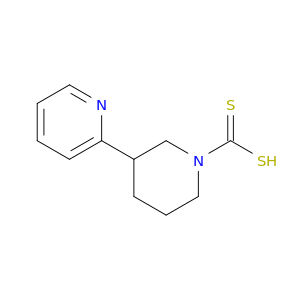1-Piperidinecarbodithioic acid, 3-(2-pyridinyl)-