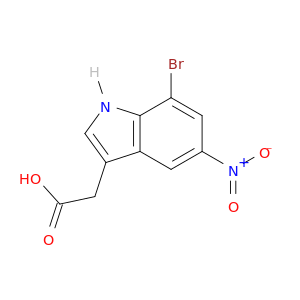 1H-Indole-3-acetic acid, 7-bromo-5-nitro-