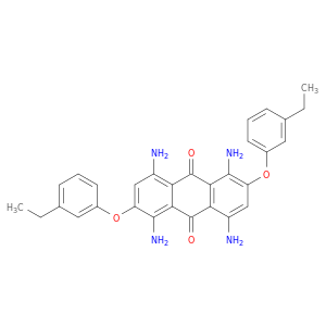 9,10-Anthracenedione, 1,4,5,8-tetraamino-2,6-bis(3-ethylphenoxy)-