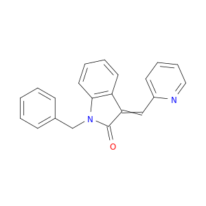 2H-Indol-2-one,1,3-dihydro-1-(phenylmethyl)-3-(2-pyridinylmethylene)-
