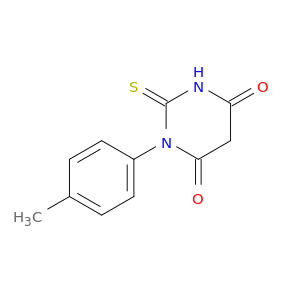 4,6(1H,5H)-Pyrimidinedione, dihydro-1-(4-methylphenyl)-2-thioxo-