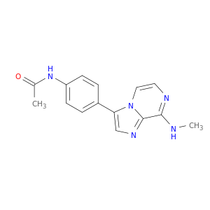Acetamide, N-[4-[8-(methylamino)imidazo[1,2-a]pyrazin-3-yl]phenyl]-