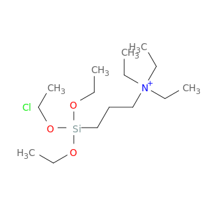 1-丙氨酸,N,N,N-三乙基-3-(三乙氧基甲硅烷基)-,氯化物(1：1)
