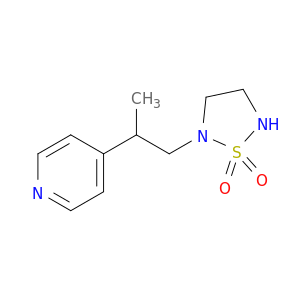 Pyridine, 4-[2-(1,1-dioxido-1,2,5-thiadiazolidin-2-yl)-1-methylethyl]-