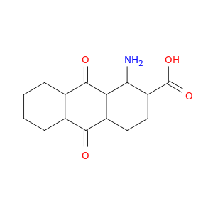 2-Anthracenecarboxylic acid, 1-aminotetradecahydro-9,10-dioxo-