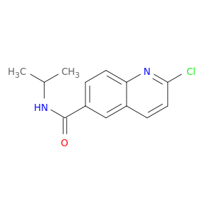 6-Quinolinecarboxamide, 2-chloro-N-(1-methylethyl)-