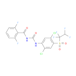 Benzamide, N-[[[2,5-dichloro-4-[(1,1,2,2-tetrafluoroethyl)sulfonyl]phenyl]amino]carbonyl]-2,6-difluoro-