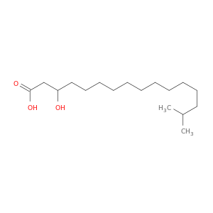 Hexadecanoic acid,3-hydroxy-15-methyl-