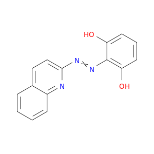 1,3-Benzenediol, 2-(2-quinolinylazo)-