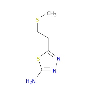 1,3,4-Thiadiazol-2-amine, 5-[2-(methylthio)ethyl]-