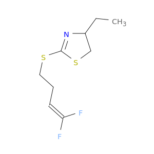 Thiazole, 2-[(4,4-difluoro-3-butenyl)thio]-4-ethyl-4,5-dihydro-