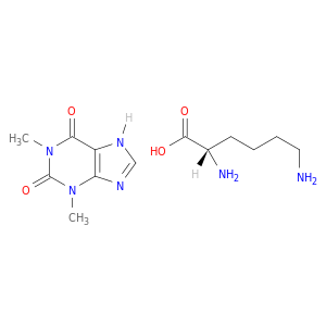 L-Lysine, compd. with 3,7-dihydro-1,3-dimethyl-1H-purine-2,6-dione