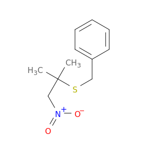 Benzene, [[(1,1-dimethyl-2-nitroethyl)thio]methyl]-