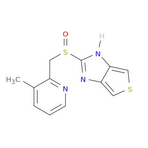 1H-Thieno[3,4-d]imidazole, 2-[[(3-methyl-2-pyridinyl)methyl]sulfinyl]-
