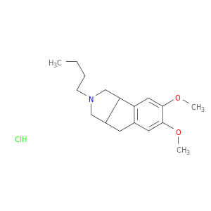 Indeno[1,2-c]吡咯,2-丁基-1,2,3,3a,8,8a-六羟基-5,6-二甲氧基-,盐酸盐(1：1)