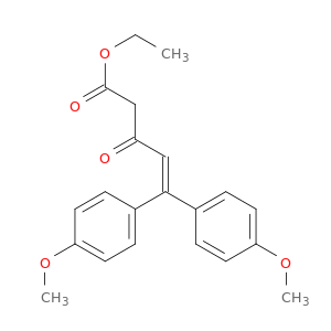 4-Pentenoic acid, 5,5-bis(4-methoxyphenyl)-3-oxo-, ethyl ester