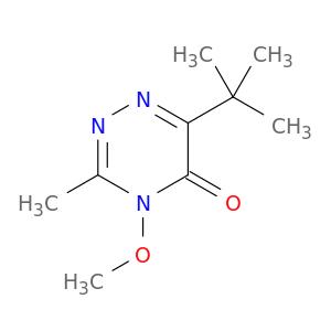 1,2,4-Triazin-5(4H)-one, 6-(1,1-dimethylethyl)-4-methoxy-3-methyl-