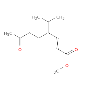 2-Octenoic acid, 4-(1-methylethyl)-7-oxo-, methyl ester